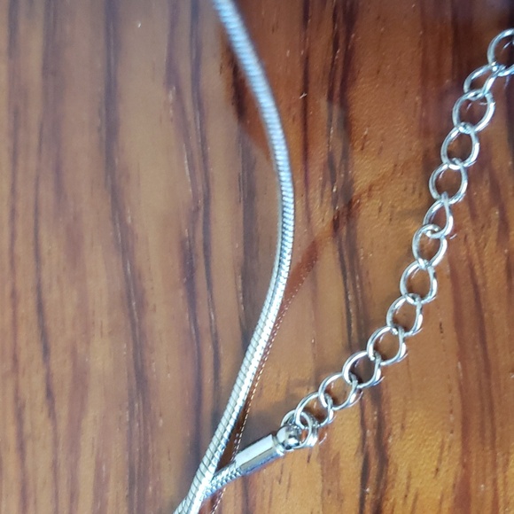 Lia Sophia Turquoise Color Silver Tone Teardrop Necklace Retired Beautiful ❤️ - Picture 12 of 13